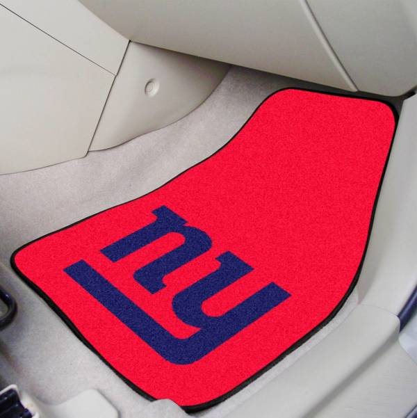 FANMATS New York Giants 2-Piece Printed Carpet Car Mat Set product image