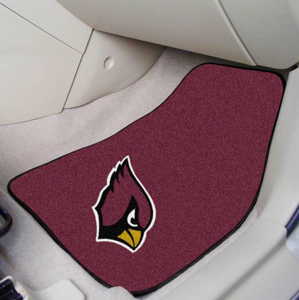 FANMATS Arizona Cardinals 2-Piece Printed Carpet Car Mat Set product image