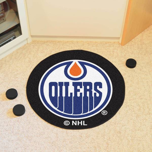 FANMATS Edmonton Oilers Puck Mat Dick's Sporting Goods