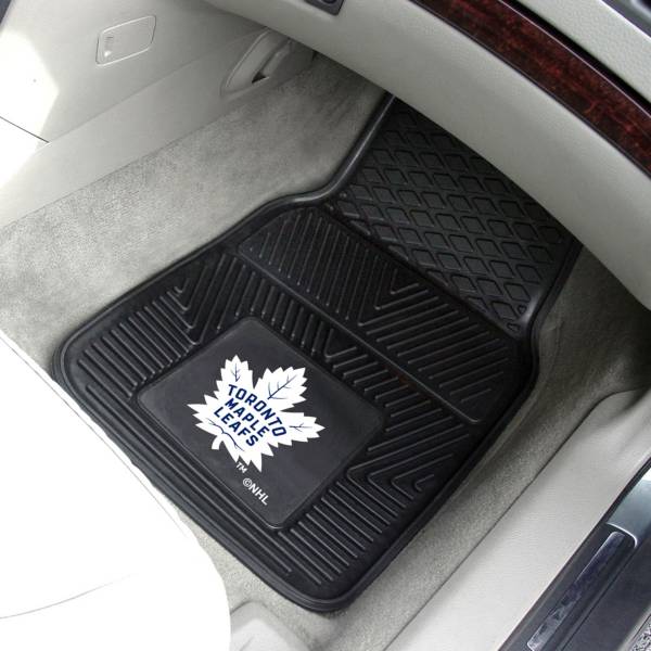 Toronto Maple Leafs Two Piece Heavy Duty Vinyl Car Mat Set product image