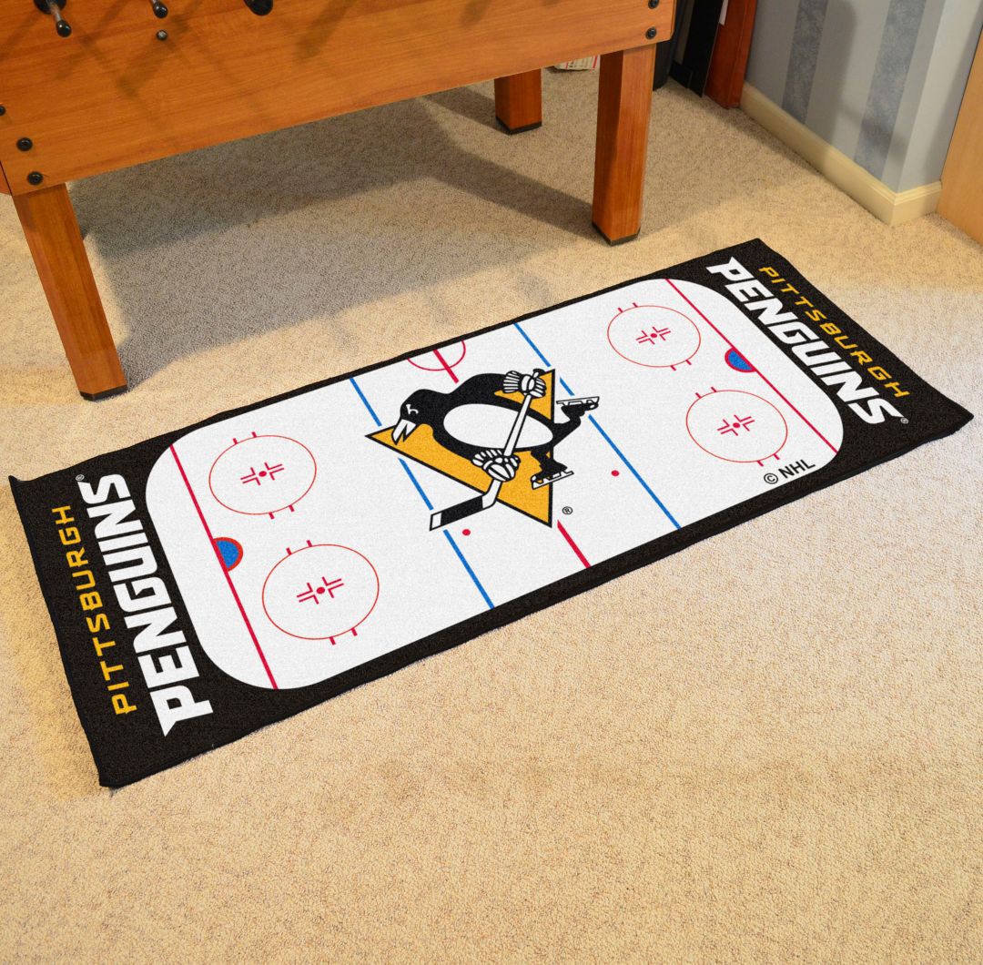 Fanmats Nhl Pittsburgh Penguins Nylon Face Carpet Car Mat