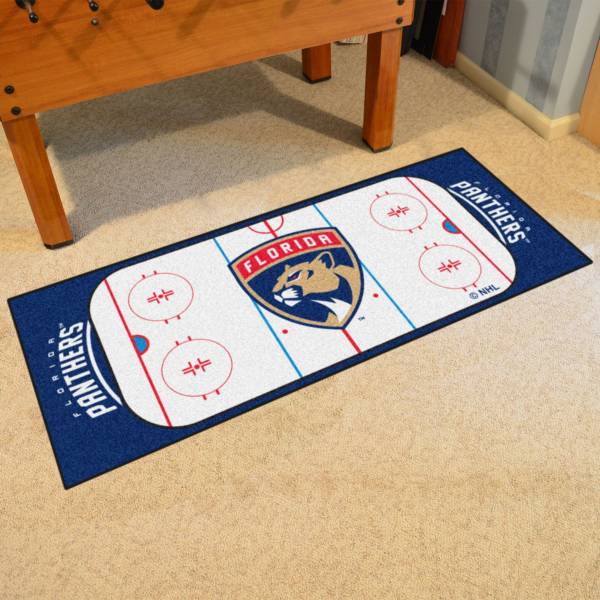 Florida Panthers Two Piece Heavy Duty Vinyl Car Mat Set product image
