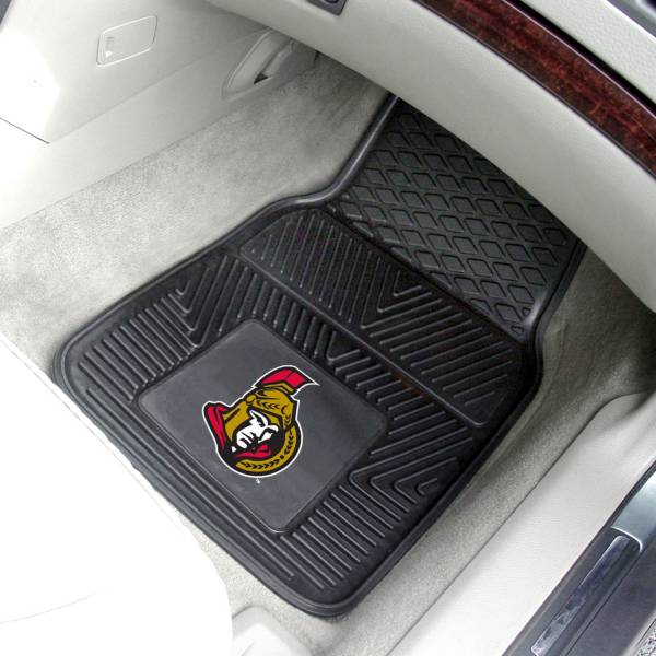 FANMATS Ottawa Senators Two Piece Heavy Duty Vinyl Car Mat Set product image