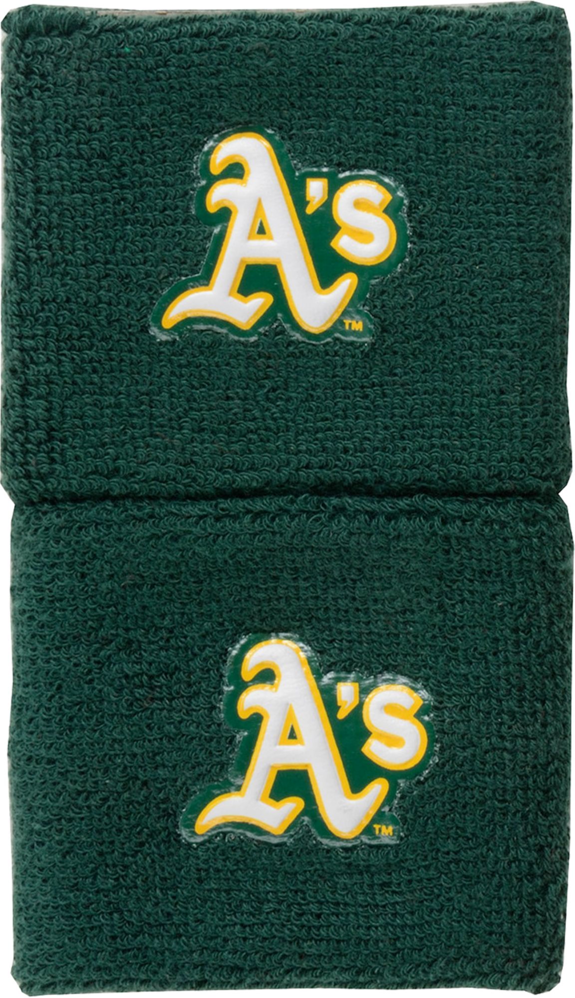 Franklin Oakland Athletics Green 2.5” Wristbands