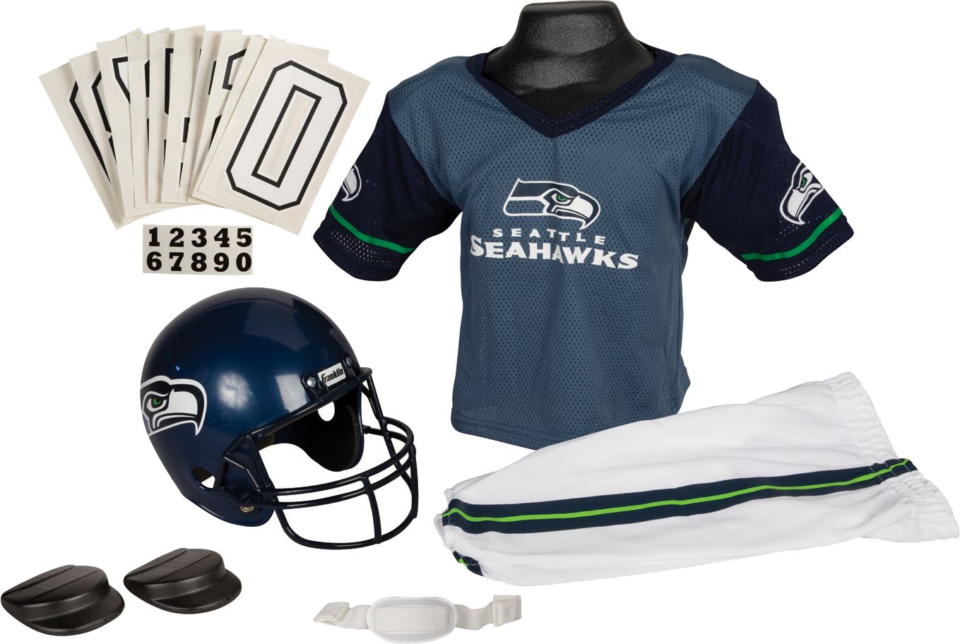 seattle seahawks helmet and jersey