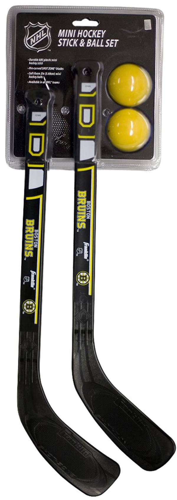 Franklin Boston Bruins Two Mini Hockey Sticks and Balls Set product image