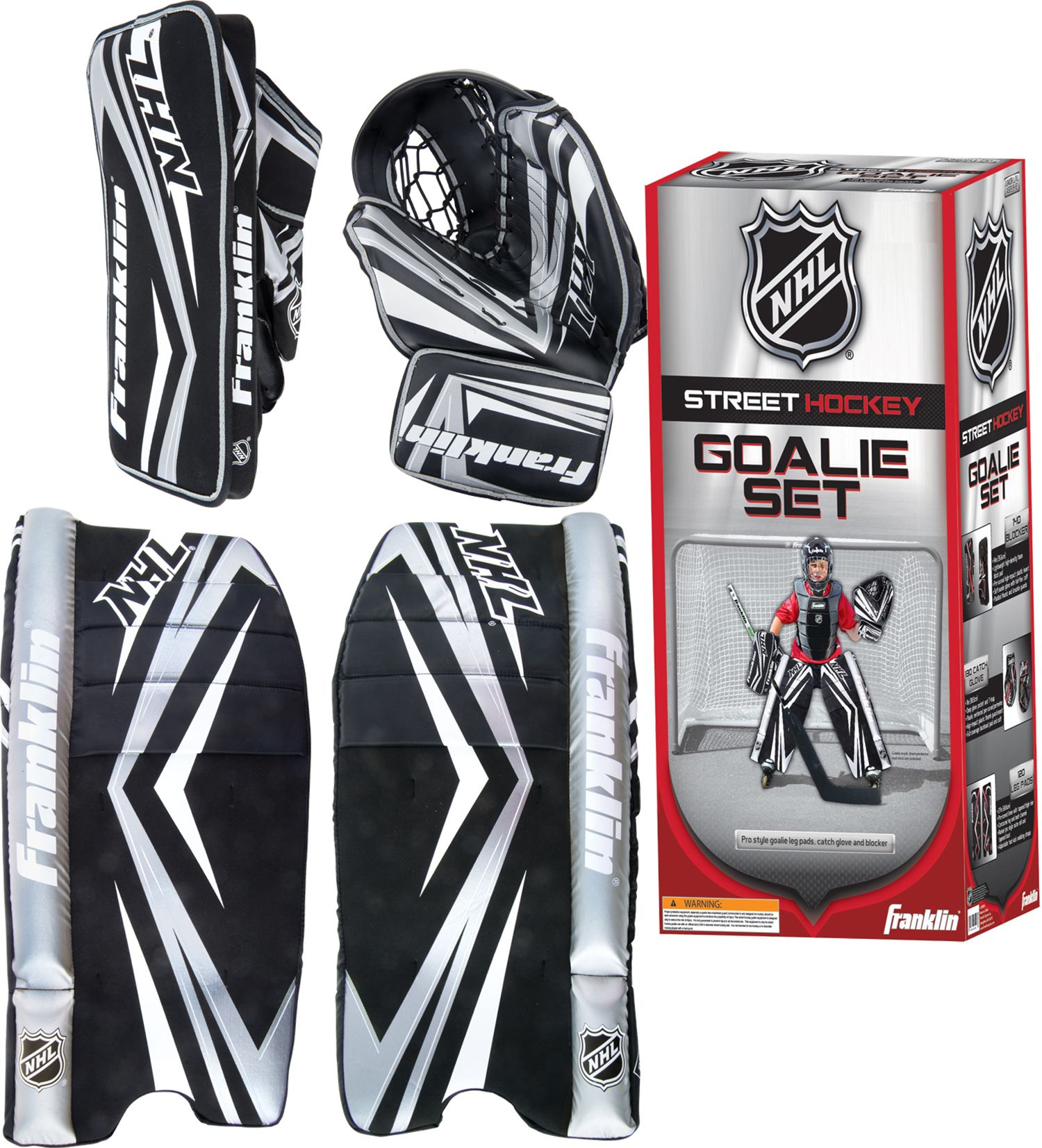 nhl street hockey goalie set