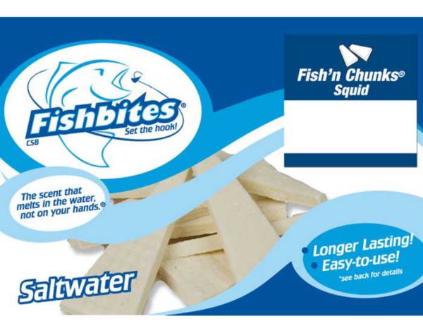 Fishbites Fish'n Chunks Longer Lasting Saltwater Soft Bait