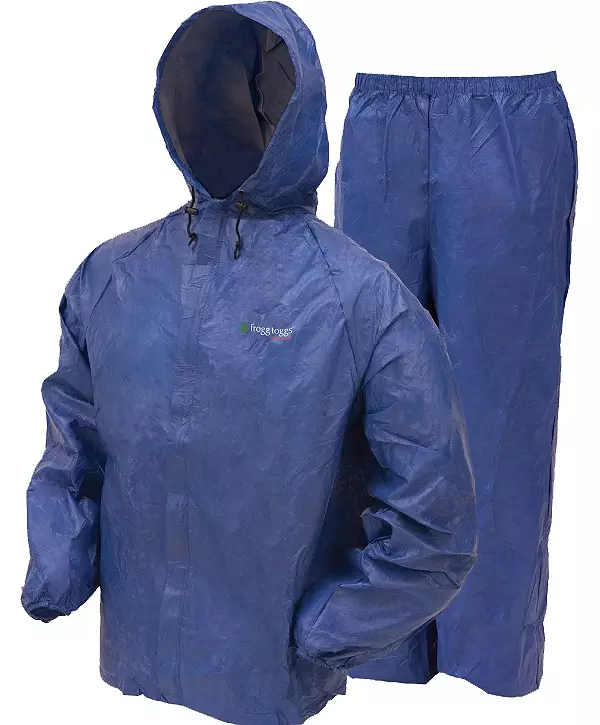 Frogg Toggs Ultra Lite Rain Suit, Blue, L