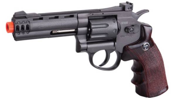 Game Face GF600 8 Shot Revolver Airsoft Gun – Black product image