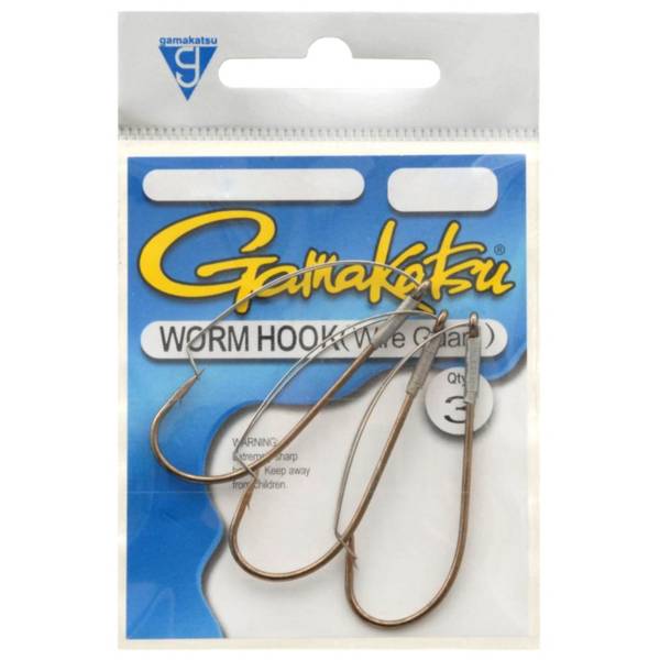 Gamakatsu Wire Guard Worm Fish Hooks product image