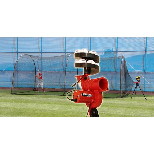 Heater Slider Lite-Ball Baseball Pitching Machine & PowerAlley 20