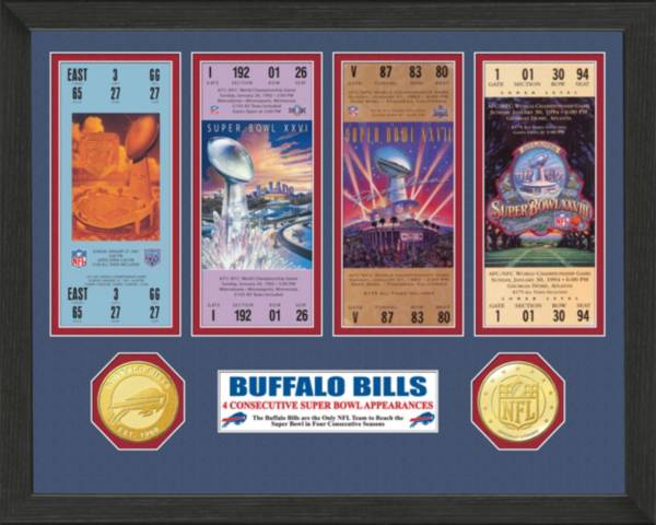 Buffalo Bills 4 Consecutive Super Bowl Appearances Ticket