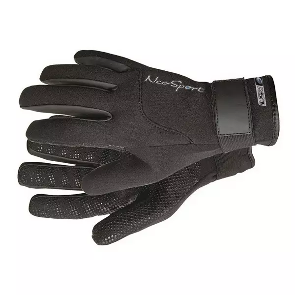 Black Size S Neoprene Fishing Gloves for sale