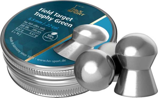H&N Field Target Trophy Green Pellets - .22