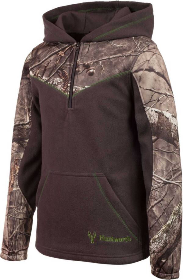 Huntworth Boys' Two Tone Quarter Zip Hoodie product image