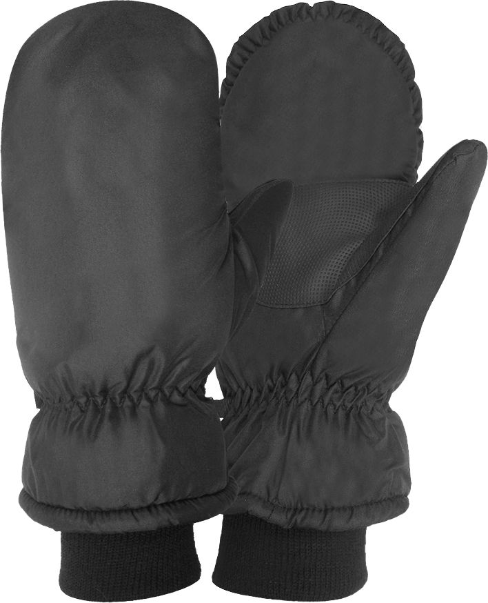 black toddler mittens