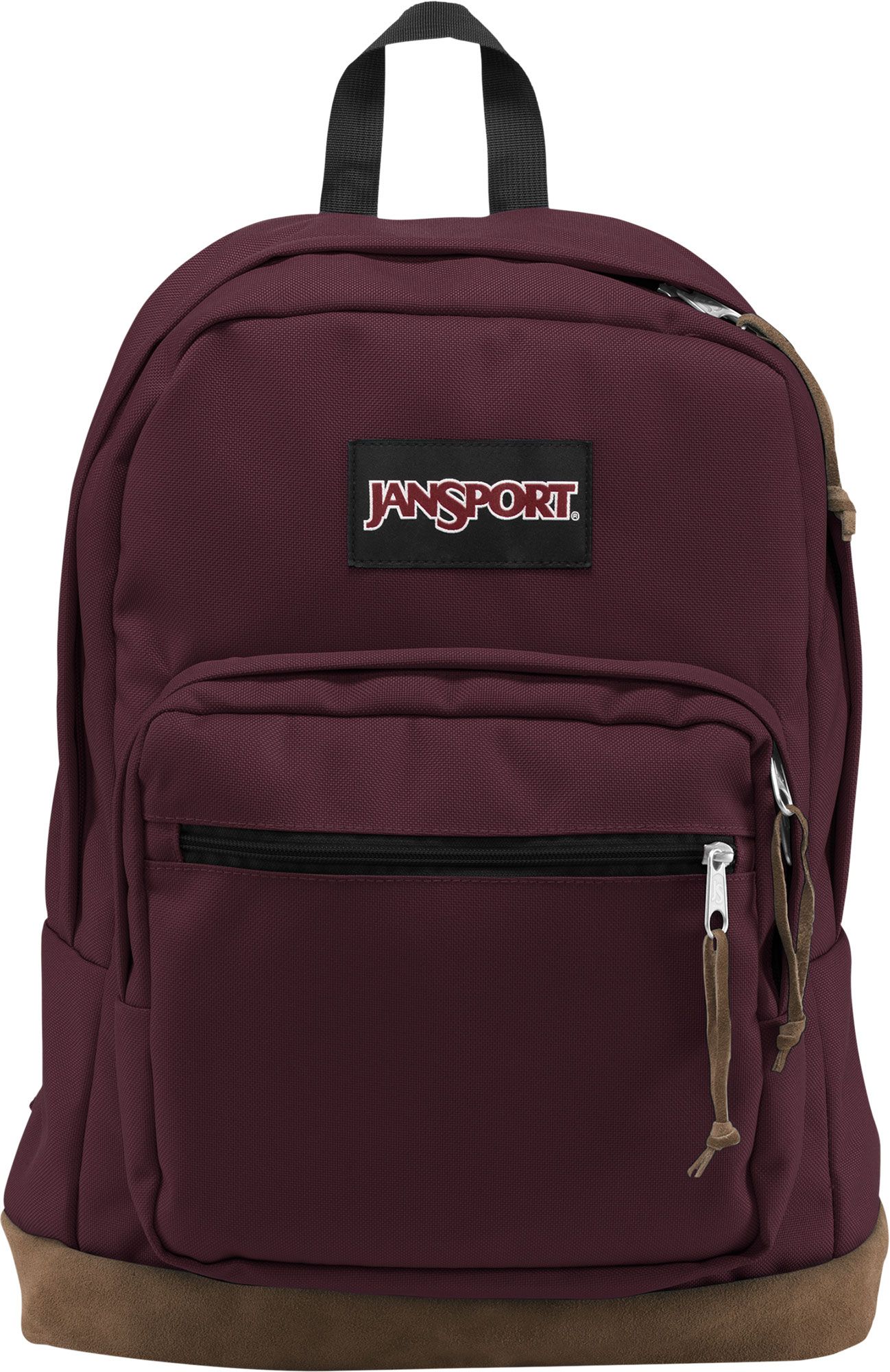 burgundy backpack jansport