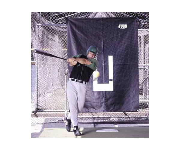 Jugs Batting Cage Backdrop & Pitcher's Trainer
