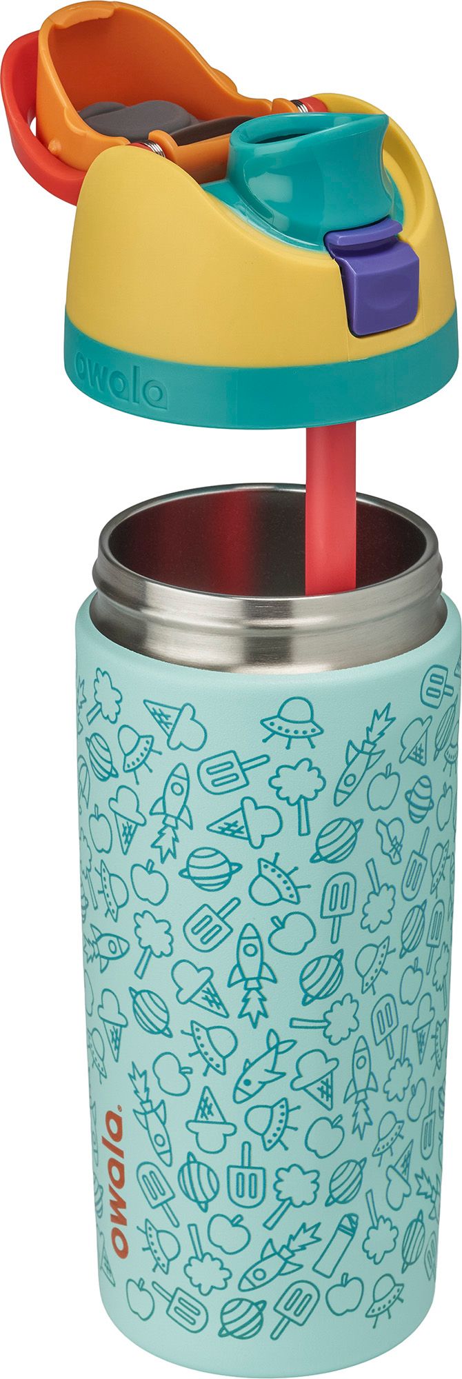 Owala Kids' 16 oz. Junior Explorer FreeSip Stainless Steel Water Bottle product image