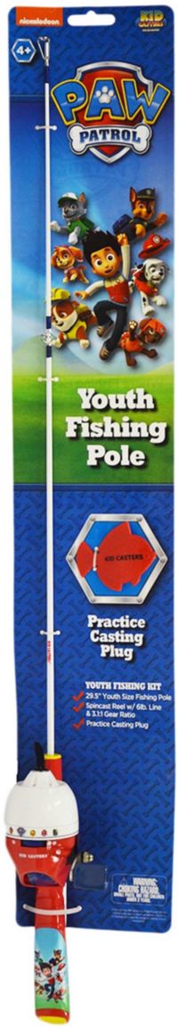 Fishing Gear Paw Patrol Fishing Rod Kid Casters Paw Patrol 2'6" M  Freshwater Rod And