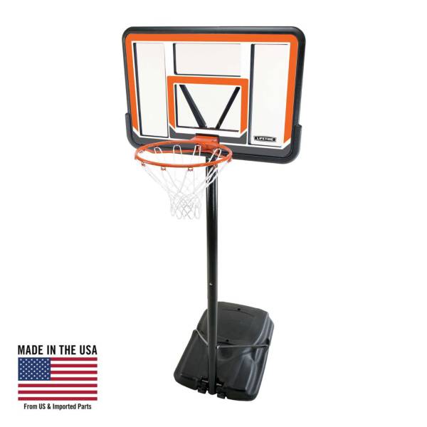 Lifetime 44 Polycarbonate Portable Basketball Hoop Dick S Sporting Goods