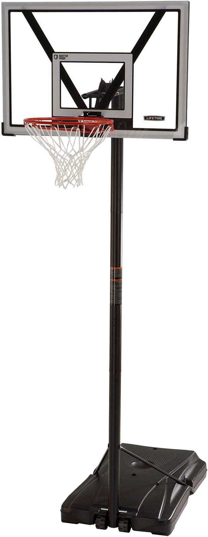 Official NBA 44” Portable Basketball Hoop with Polyethylene