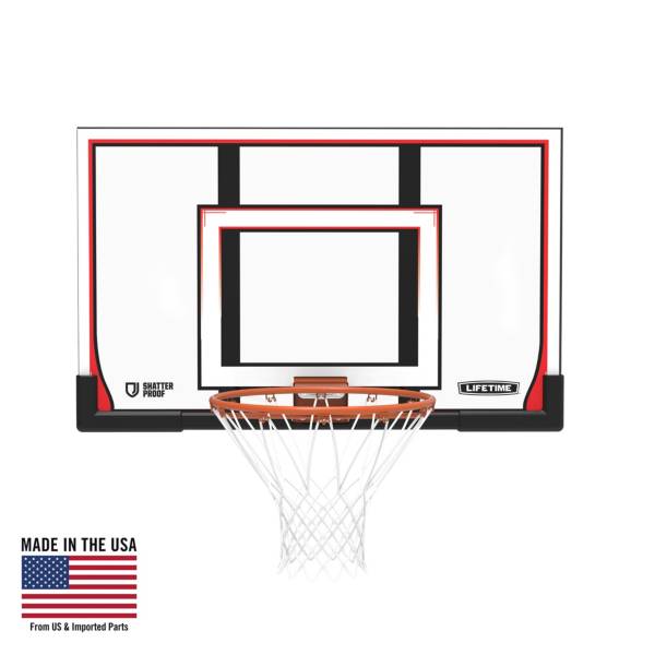 Backboard store and rim