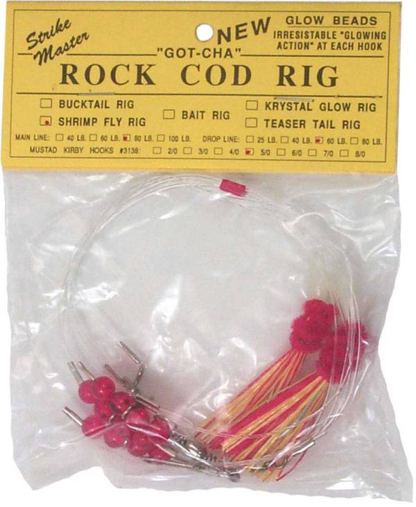 Lead Maters Beaded Rock Cod Shrimp Fly Saltwater Rig product image