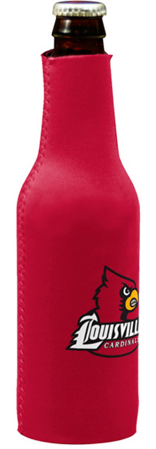 University of Louisville Cardinals Logo Etched Wine Bottle