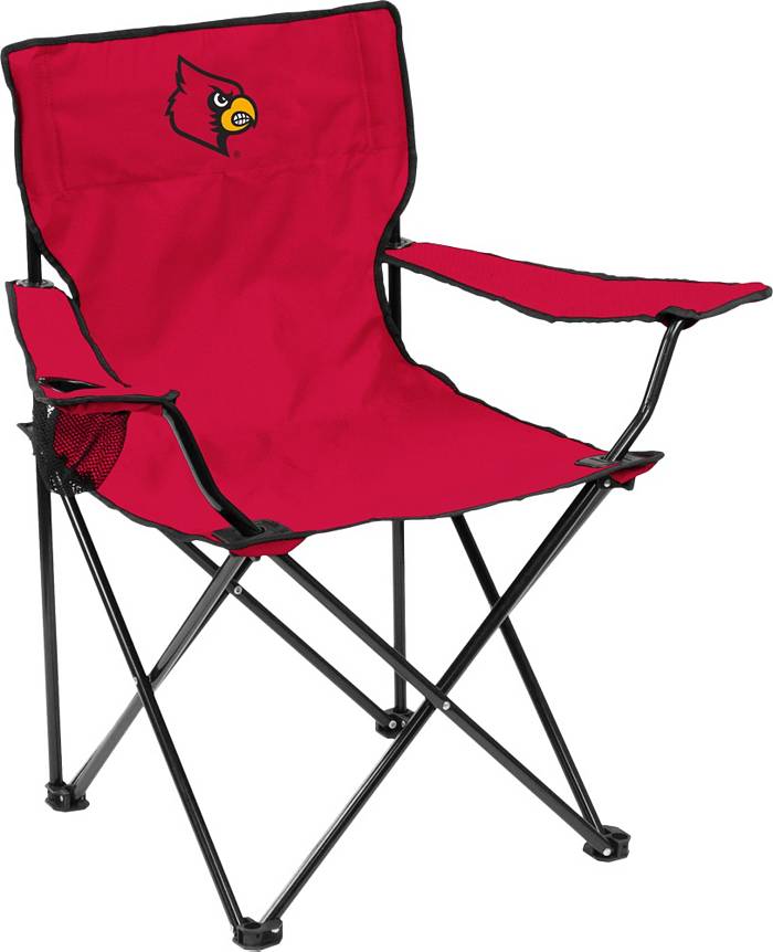 Logo Brands Louisville Cardinals Team-Colored Canvas Chair
