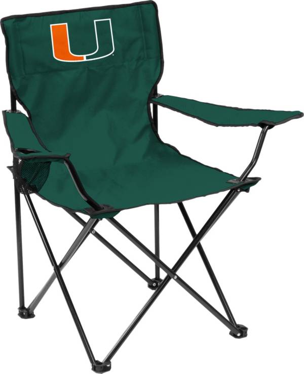 Logo Brands Miami Hurricanes Team-Colored Canvas Chair product image