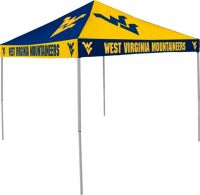Logo Brands West Virginia Mountaineers Checkerboard 9'x9' Canopy Tent