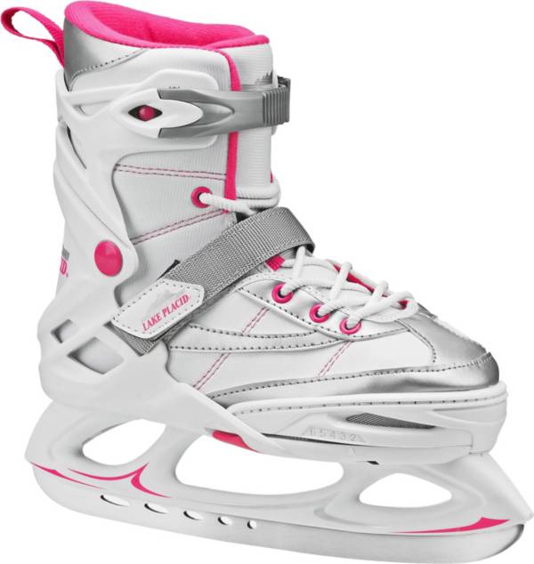 Lake Placid Girls' Monarch Adjustable Ice Skates