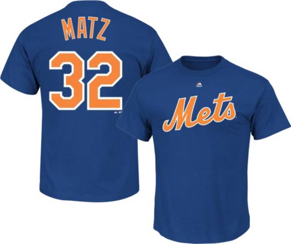 Majestic Men's New York Mets Steven Matz #32 Royal T-Shirt