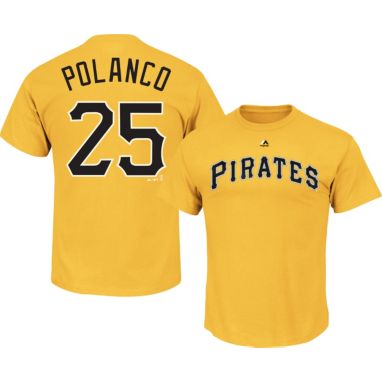 sorry, Majestic Men's Pittsburgh Pirates Gregory Polanco #25 Gold T-Shirt is currently out of stock