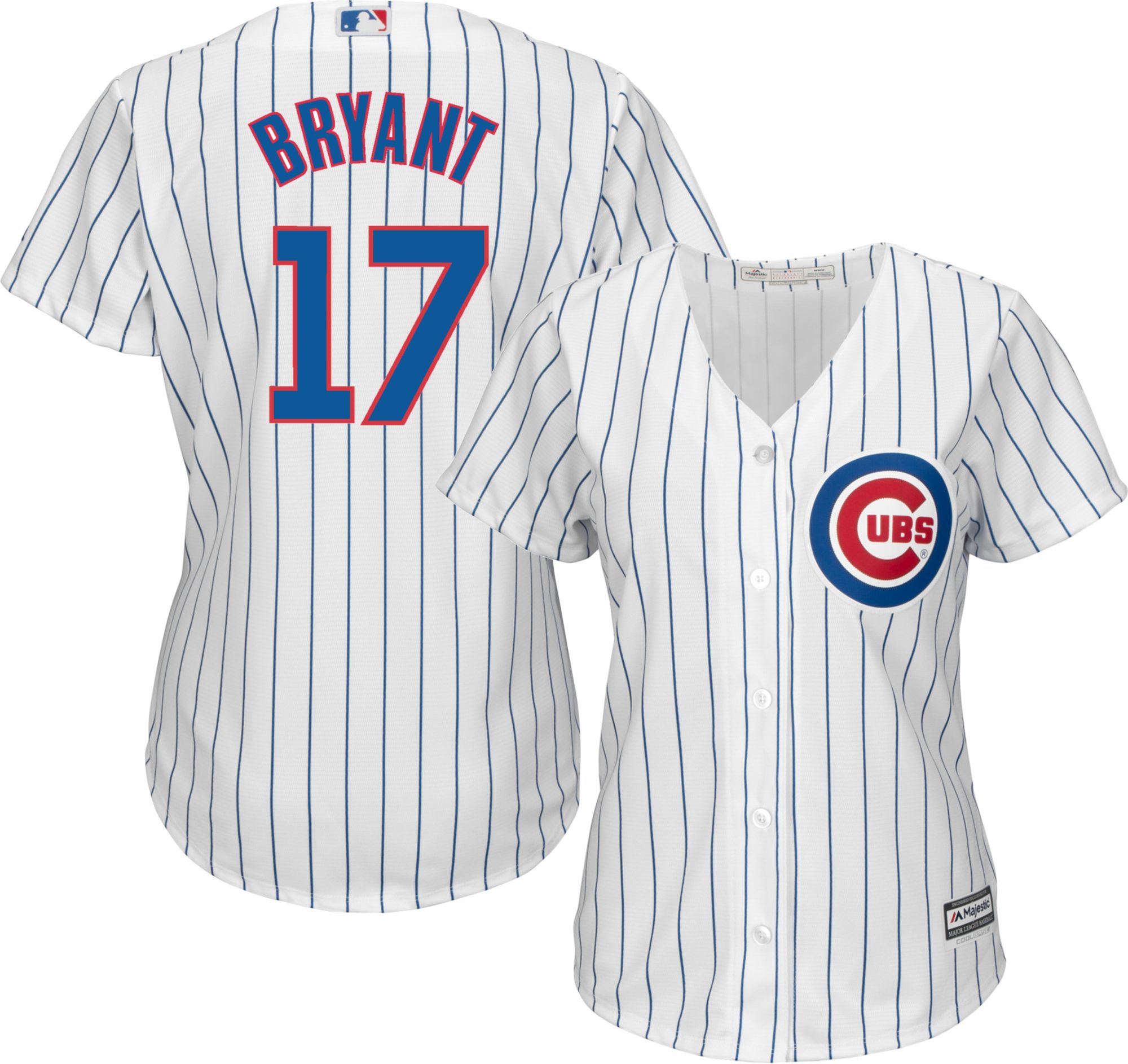 chicago cubs women's button up jersey