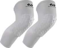 McDavid Sports Hex Tech Basketball Knee Sleeve Pair, White, Small/Medium