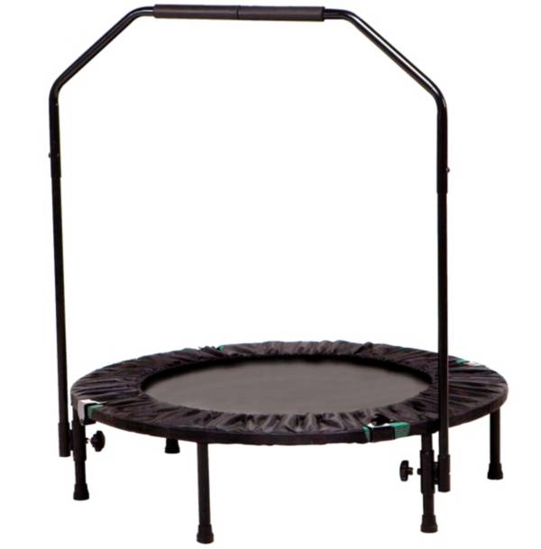 Trampoline with shop bar