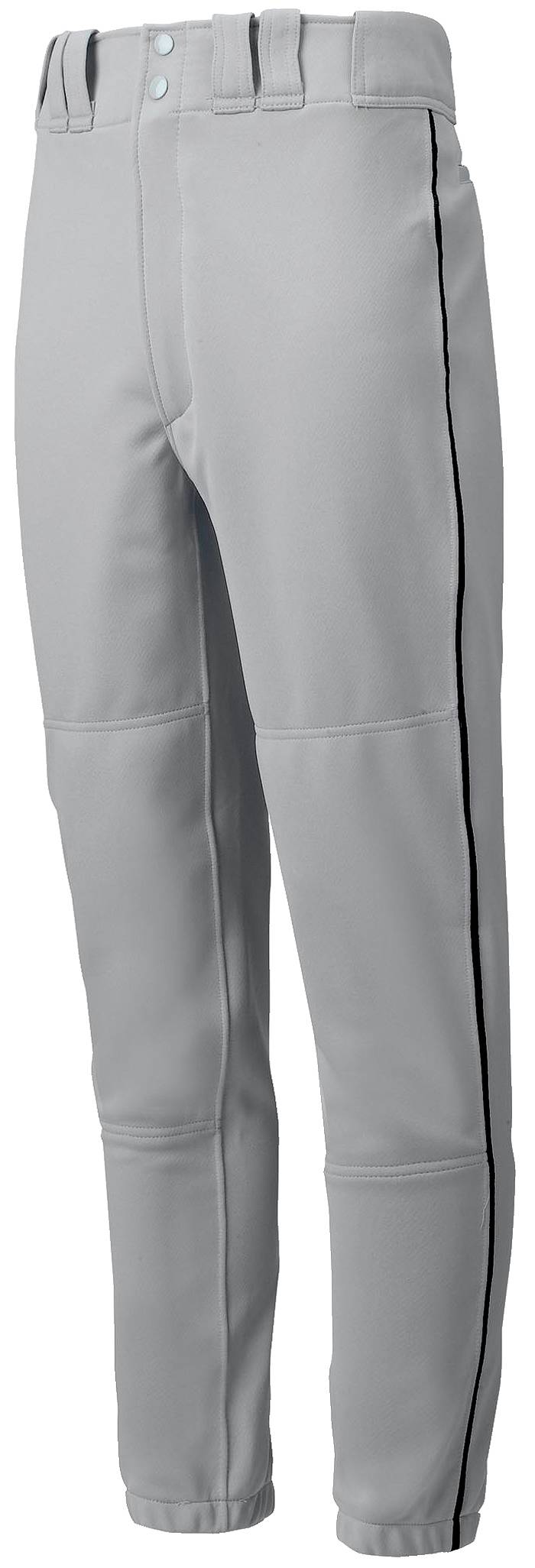 Alleson Athletic Youth Pinstripe Baseball Pant - Medium - Grey / Navy