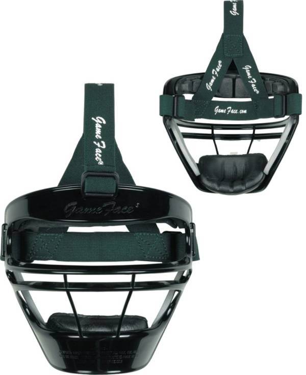 Markwort Softball Safety Mask - Youth Medium Dark Green Face Protection