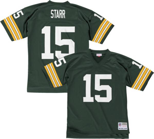 Mitchell & Ness Men's 1969 Home Game Jersey Green Bay Packers Bart Starr #15