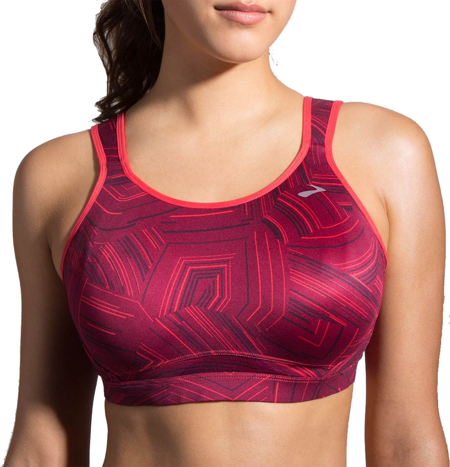 black and white sports bra