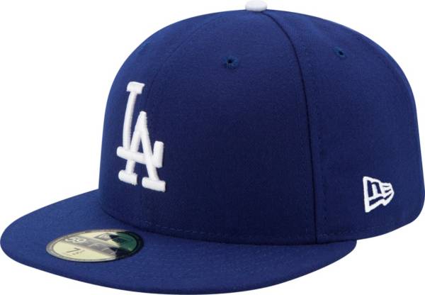 Men's New Era Royal Los Angeles Dodgers White Logo 59FIFTY Fitted Hat