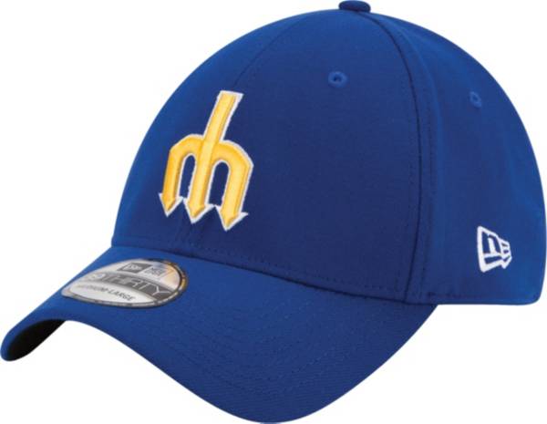 New Era Men's Seattle Mariners 39Thirty Cooperstown Classic Royal Stretch Fit Hat