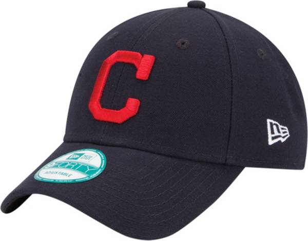 New Era Men's Cleveland Indians 9Forty Navy Adjustable Hat