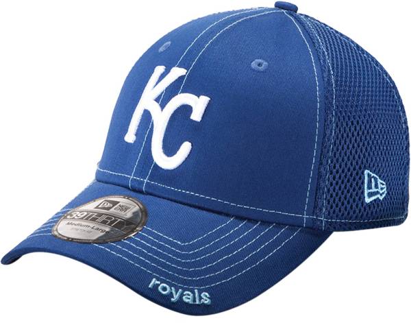 New Era Men's Kansas City Royals 39Thirty Neo Royal Stretch Fit Hat