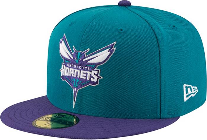 New Era Charlotte Hornets 2Tone 59FIFTY Fitted Hat, 7 3/8, Blue