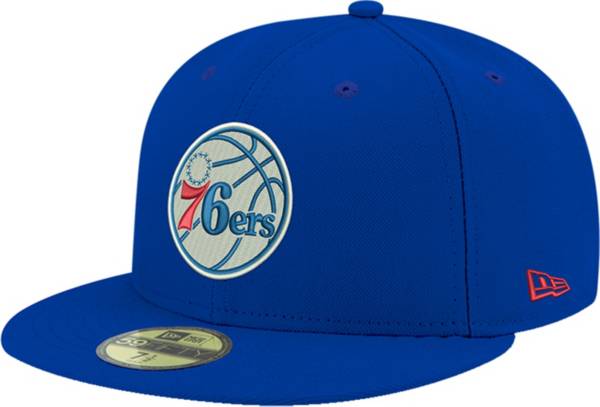 New Era Men's Philadelphia 76ers 59Fifty Royal Fitted Hat