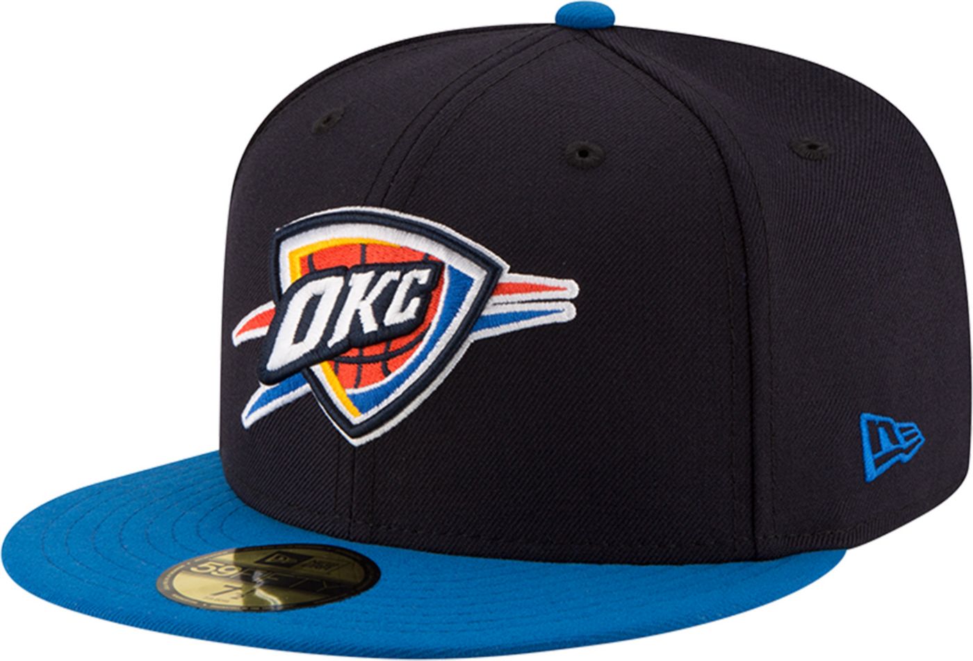 New Era Adult Oklahoma City Thunder 59Fifty Navy Blue Fitted Hat Dick s Sporting Goods